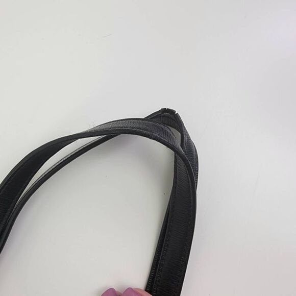 DKNY Women's Black Leather Double Handle Strap Purse Tote Handbag Size Medium - Picture 11 of 11